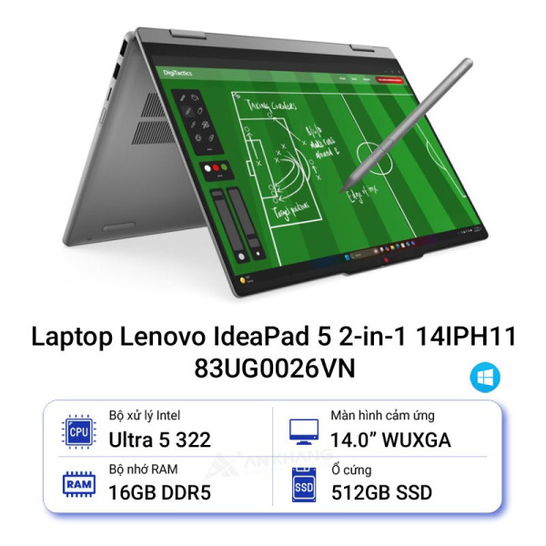 Laptop Lenovo IdeaPad 5 2-in-1 14IPH11 83UG0026VN