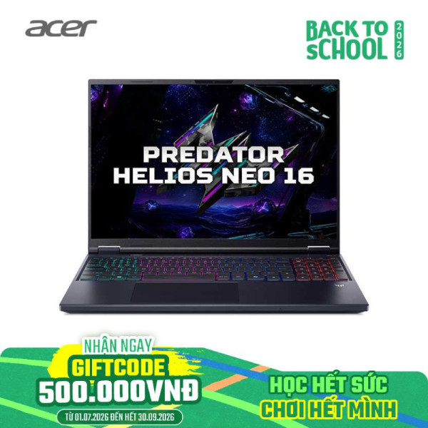 Laptop gaming Acer Predator Helios Neo 16 PHN16-I31-50H7 NH.U4SSV.001