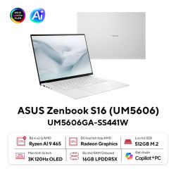 Laptop ASUS Zenbook S16 UM5606GA-SS441W