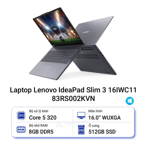 Laptop Lenovo IdeaPad Slim 3 16IWC11 83RS002KVN