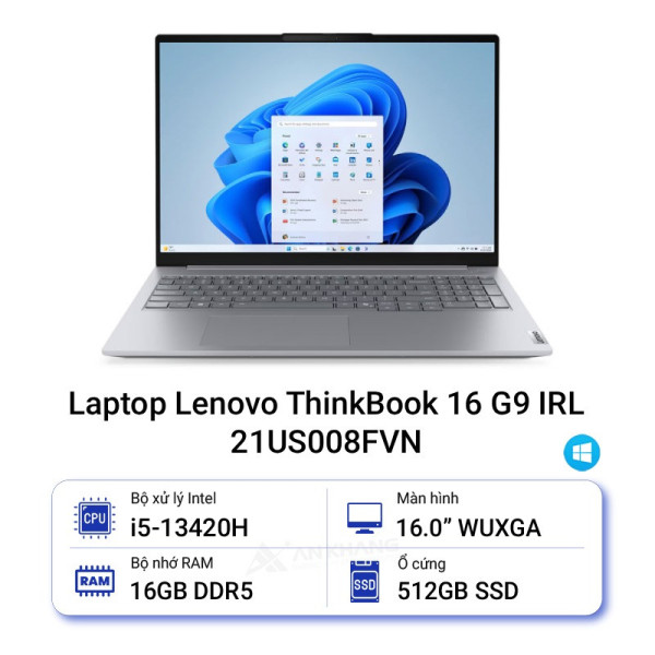 Laptop Lenovo ThinkBook 16 G9 IRL 21US008FVN