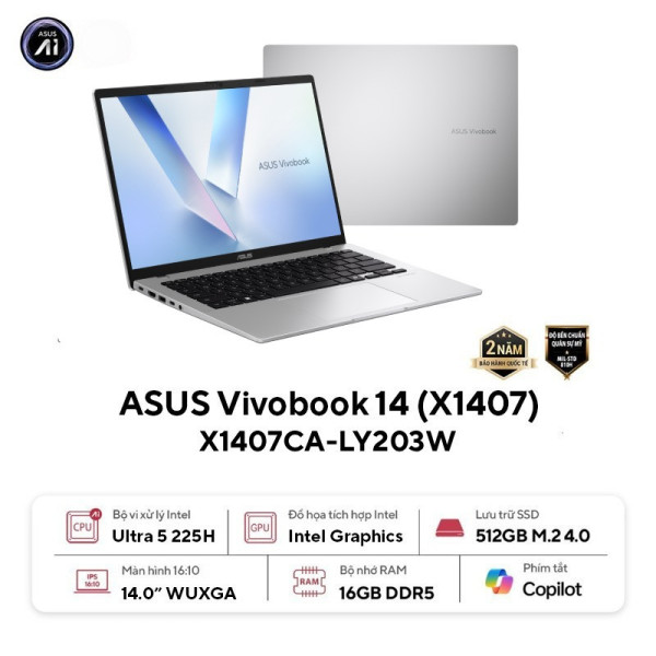 Laptop ASUS Vivobook 14 X1407CA-LY203W
