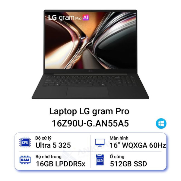 Laptop LG gram Pro 16Z90U-G.AN55A5