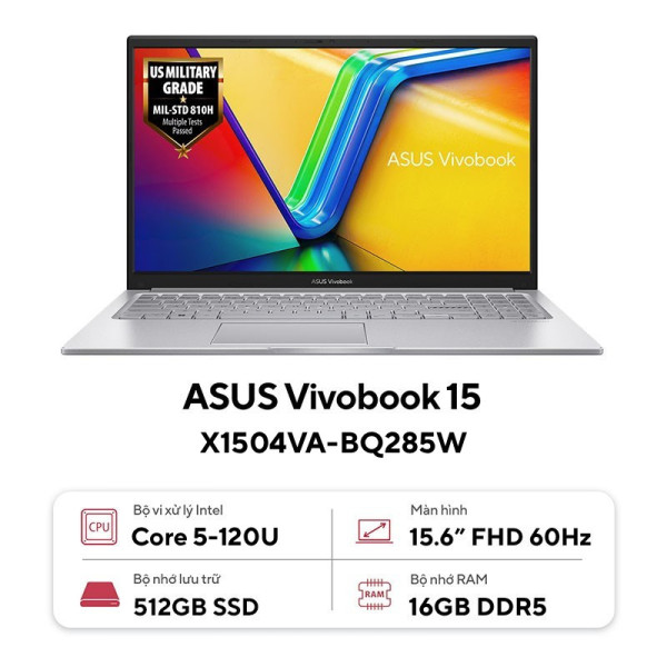 Laptop ASUS Vivobook 15 X1504VA-BQ285W