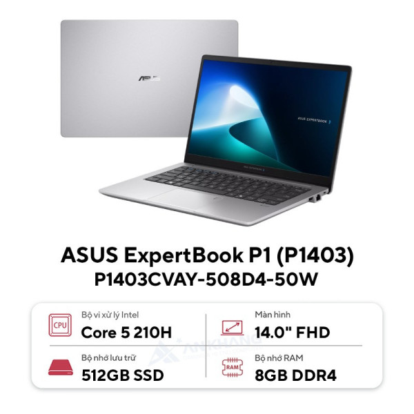 Laptop ASUS ExpertBook P1 P1403CVAY-508D4-50W