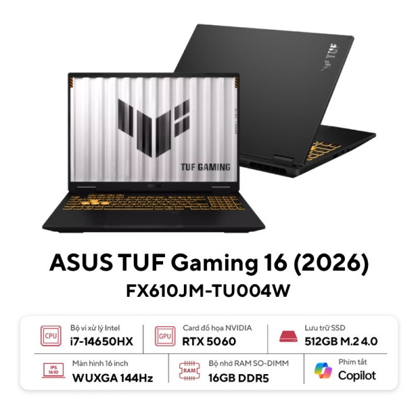 Laptop ASUS TUF Gaming 16 FX610JM-TU004W