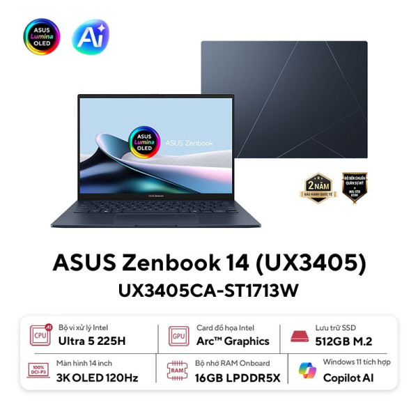 Laptop ASUS Zenbook 14 UX3405CA-ST1713W