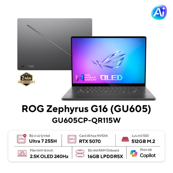 Laptop ASUS ROG Zephyrus G16 GU605CP-QR115W