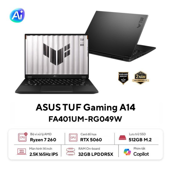 Laptop ASUS TUF Gaming A14 FA401UM-RG049W