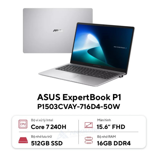 Laptop ASUS ExpertBook P1 P1503CVAY-716D4-50W