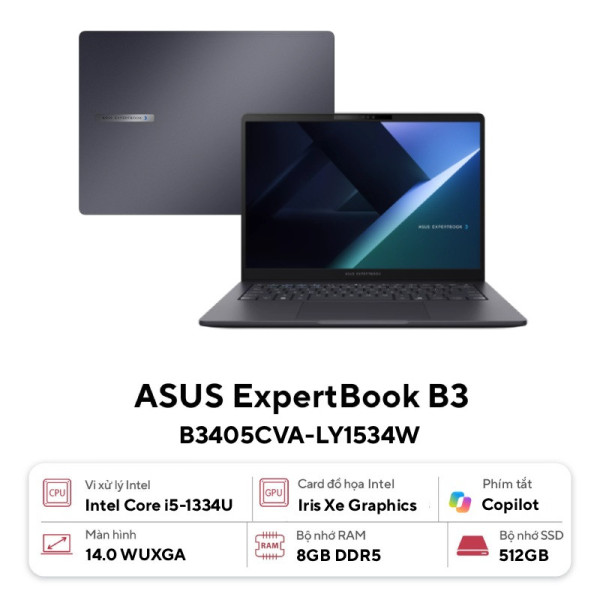 Laptop ASUS ExpertBook B3 B3405CVA-LY1534W