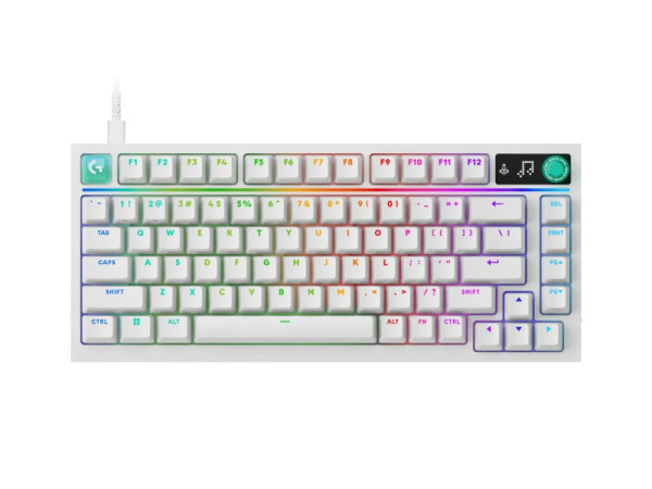 Bàn phím cơ gaming có dây Logitech G316 X 75 màu trắng (920-014322)