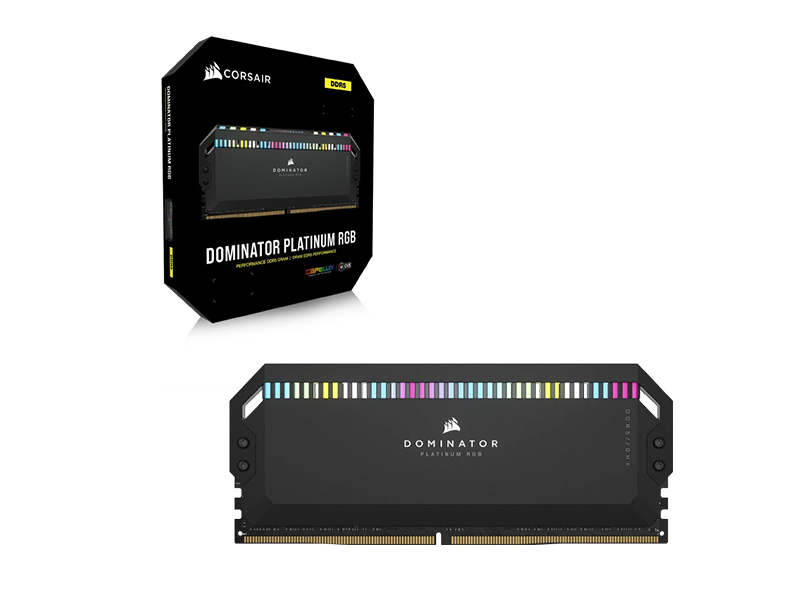 Ram Corsair Dominator Platinum RGB 32GB (2x16GB) DDR5 5200MHz CMT32GX5M2B5200C40