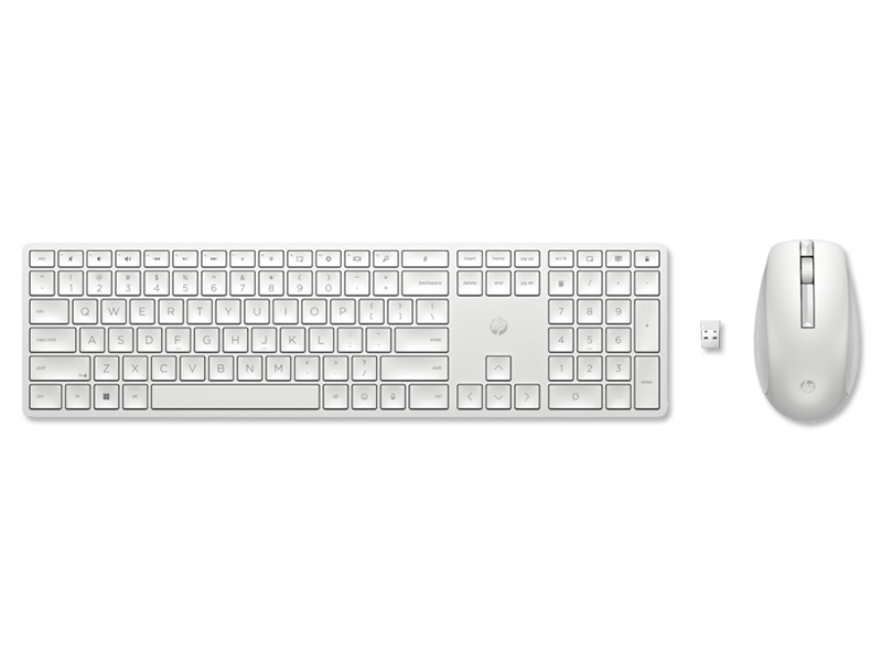 Bộ bàn phím chuột không dây HP 650 Trắng (White) 4R016AA