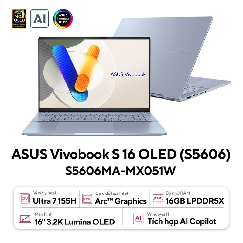 Laptop Asus Vivobook S 16 OLED S5606MA-MX051W