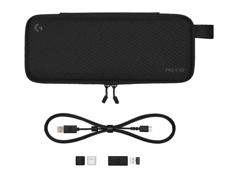 Bàn phím cơ Gaming Logitech G Pro X 60 LightSpeed Wireless Đen