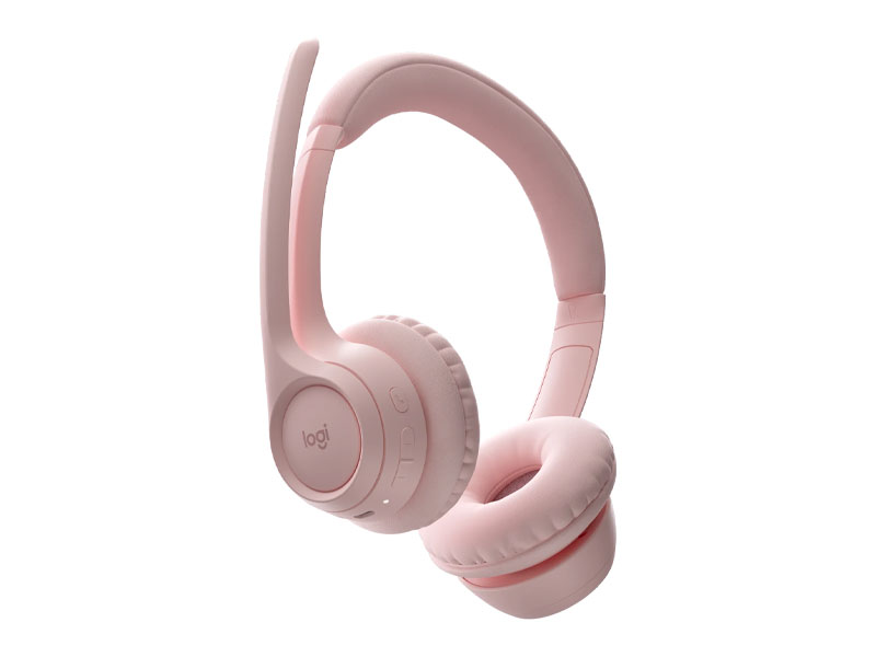 Tai nghe không dây Logitech Zone 300 Bluetooth màu hồng (Rose)
