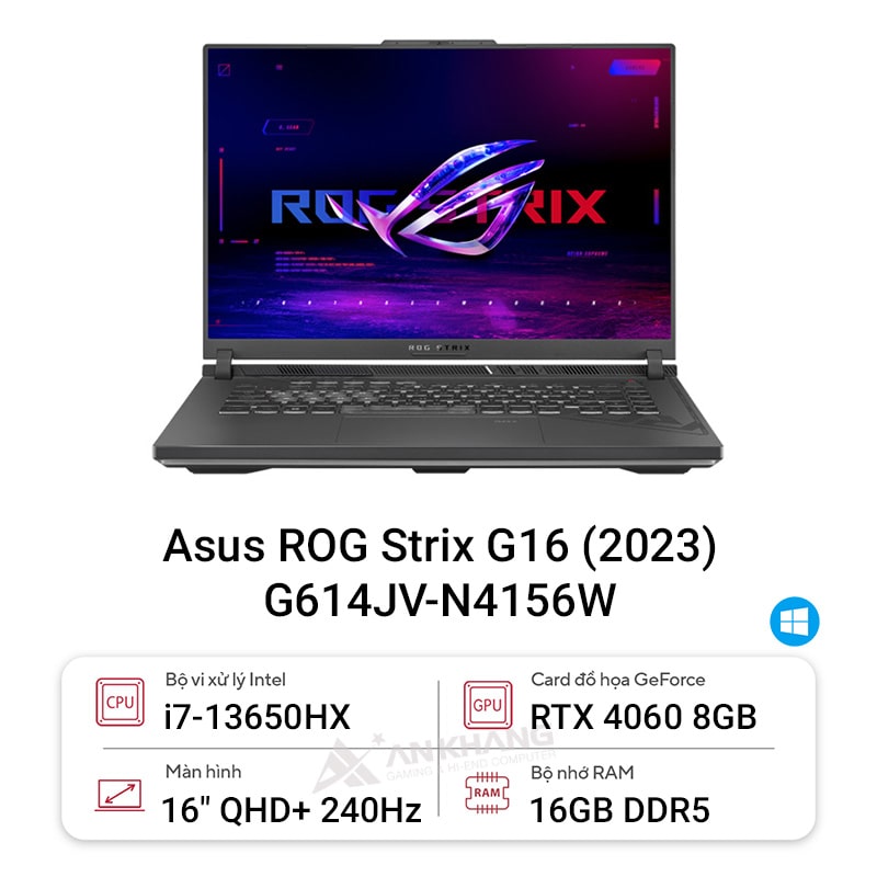 Laptop Asus ROG Strix G16 G614JV-N4156W (2023)