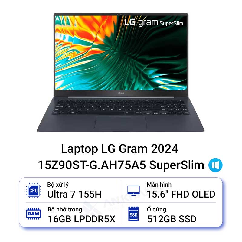 Laptop LG Gram 2024 15Z90ST-G.AH75A5 SuperSlim