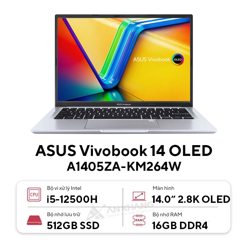 Asus Vivobook 14 OLED A1405ZA-KM264W Cấu hình