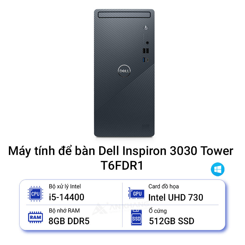 Máy tính để bàn Dell Inspiron 3030 Tower T6FDR1