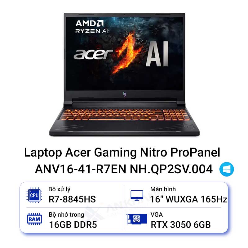 Laptop Acer Gaming Nitro ProPanel ANV16-41-R7EN NH.QP2SV.004