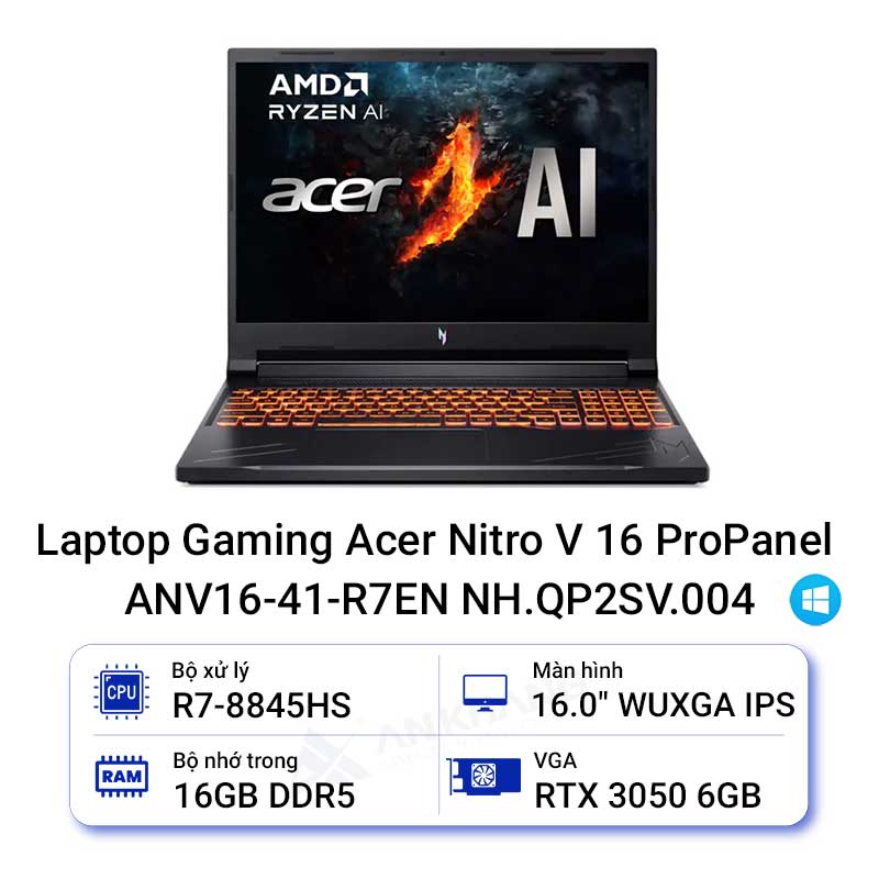 Laptop Gaming Acer Nitro V 16 ProPanel ANV16-41-R7EN NH.QP2SV.004