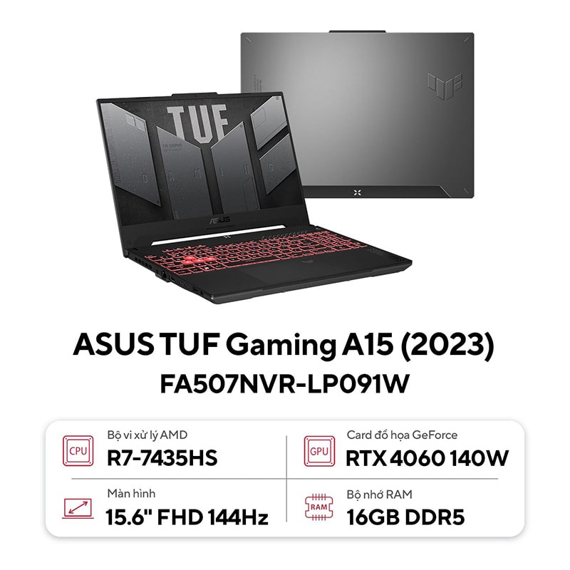 Laptop Asus TUF Gaming A15 FA507NVR-LP091W