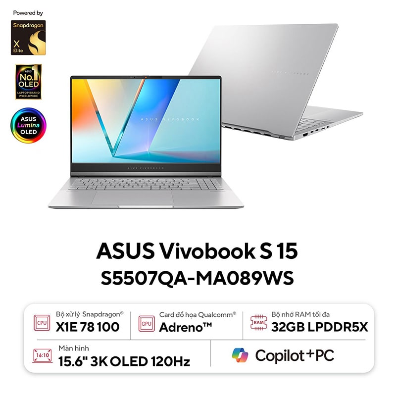 Laptop ASUS Vivobook S 15 S5507QA-MA089WS