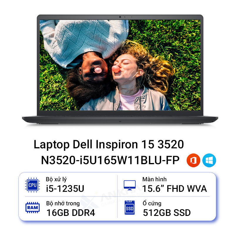 Laptop Dell Inspiron 15 3520 N3520-i5U165W11BLU-FP