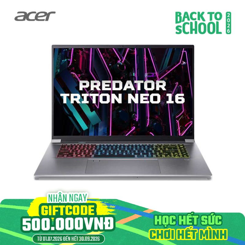 Laptop Gaming Acer Predator Triton Neo 16 PTN16-51-78JQ NH.QPNSV.004	