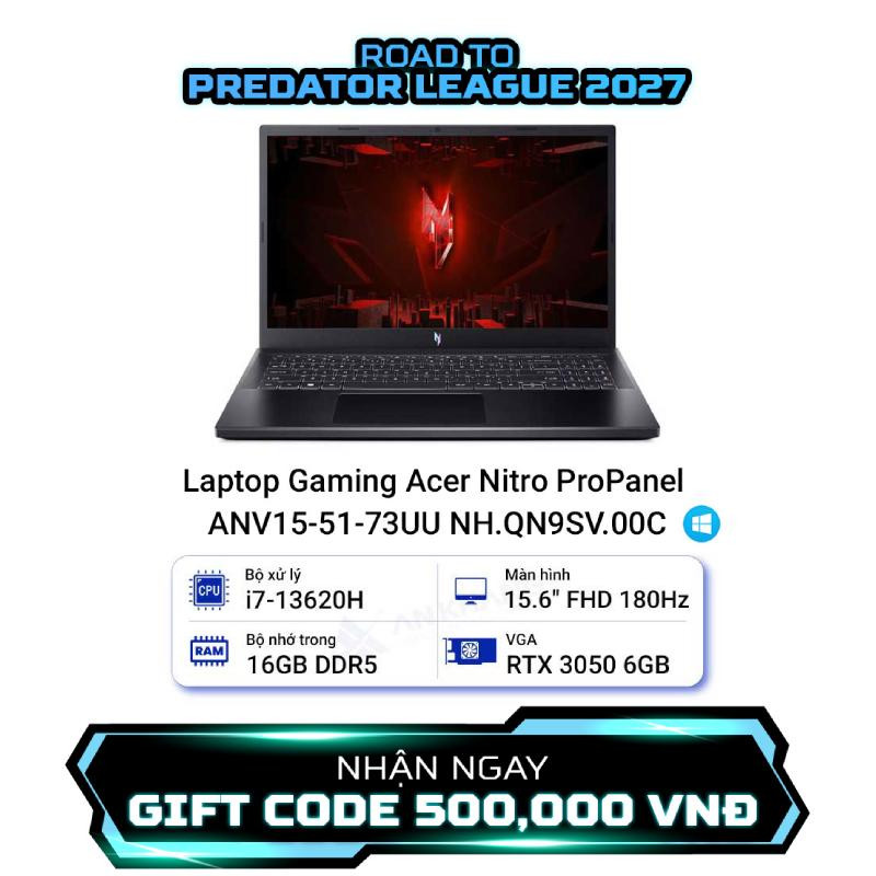 Laptop Gaming Acer Nitro ProPanel ANV15-51-73UU NH.QN9SV.00C