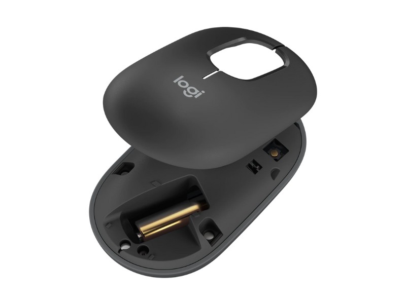 Chuột không dây Logitech POP Emoji Bluetooth màu đen than chì (910-007401)