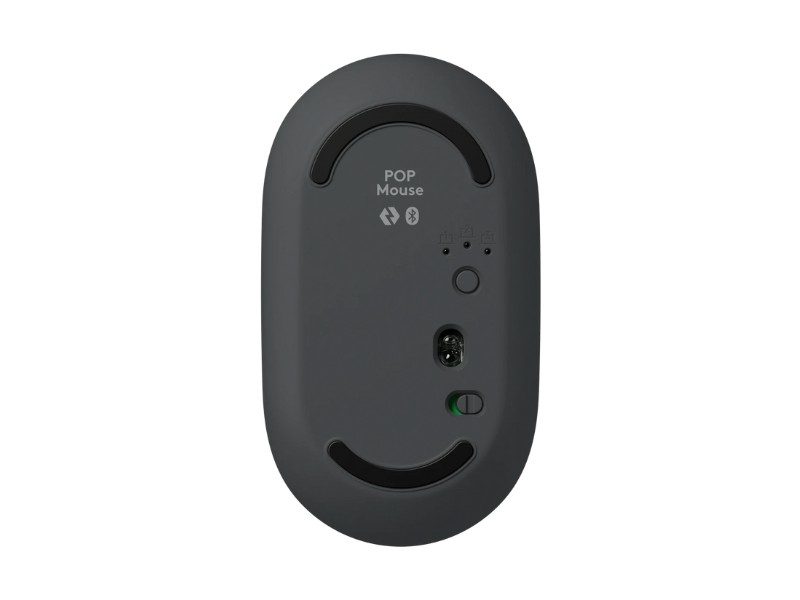 Chuột không dây Logitech POP Emoji Bluetooth màu đen than chì (910-007401)