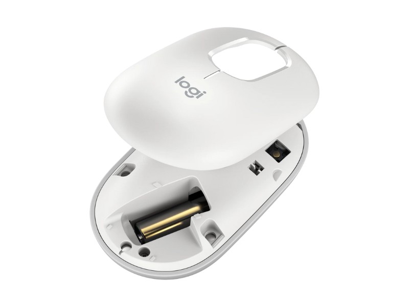Chuột không dây Emoji Logitech POP Mouse Bluetooth màu trắng (OFF-WHITE)