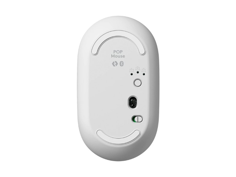 Chuột không dây Emoji Logitech POP Mouse Bluetooth màu trắng (OFF-WHITE)