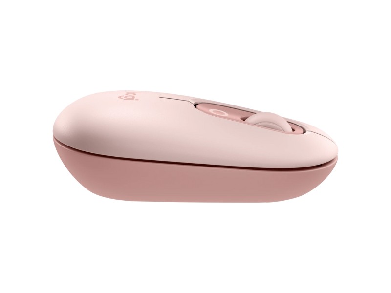 Chuột không dây Emoji Logitech POP Mouse Bluetooth màu hồng (ROSE)