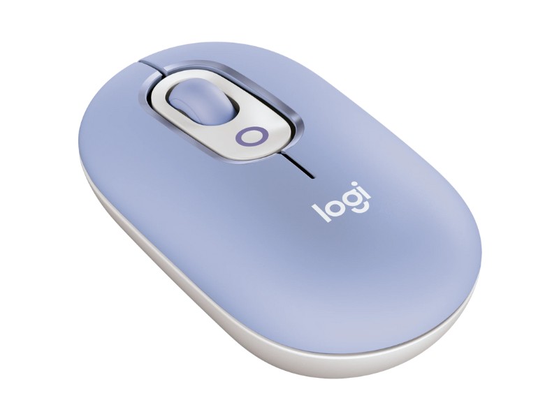 Chuột không dây Emoji Logitech POP Mouse Bluetooth màu tím (LILAC)