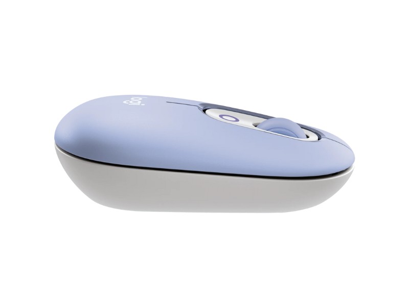Chuột không dây Emoji Logitech POP Mouse Bluetooth màu tím (LILAC)