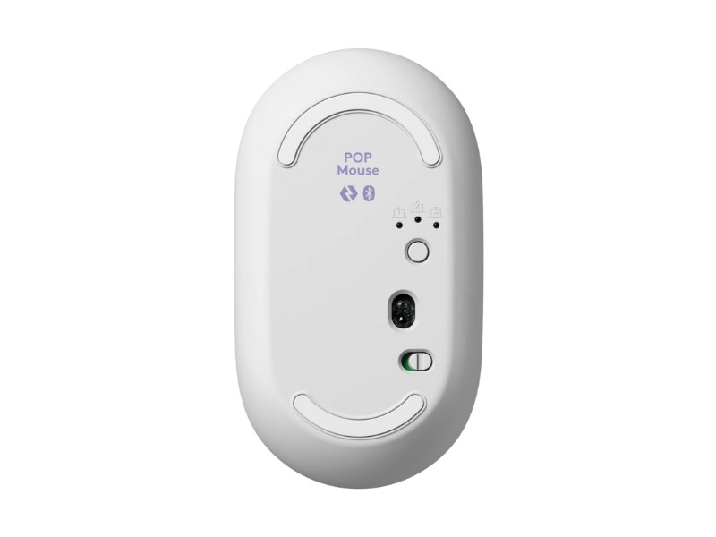 Chuột không dây Emoji Logitech POP Mouse Bluetooth màu tím (LILAC)