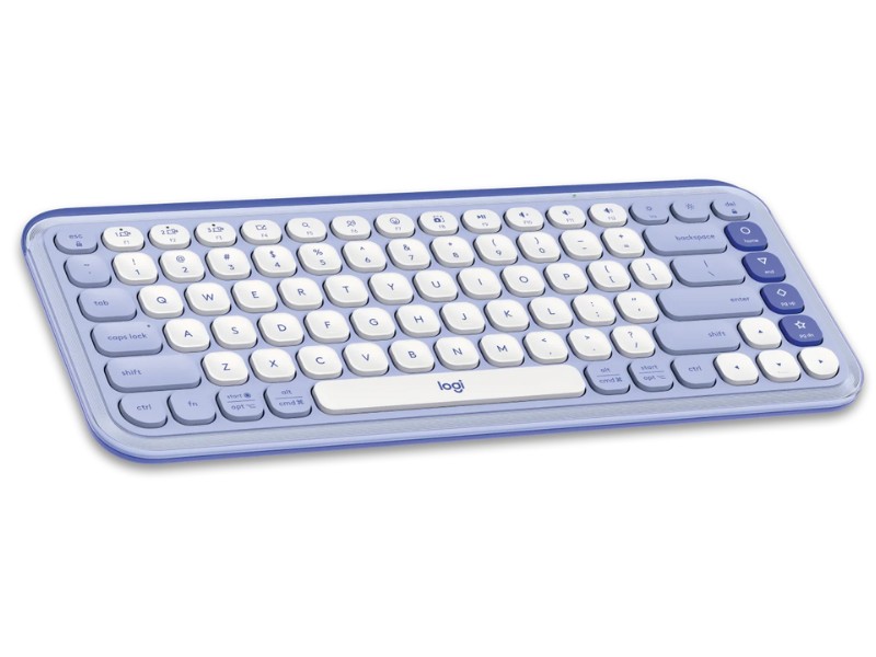Bàn phím không dây Logitech POP ICON Keys màu tím (LILAC)