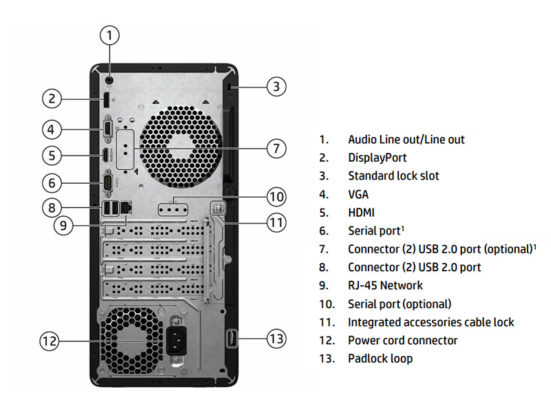 Máy tính để bàn HP Pro Tower 280 G9 PCI AY1X9PT