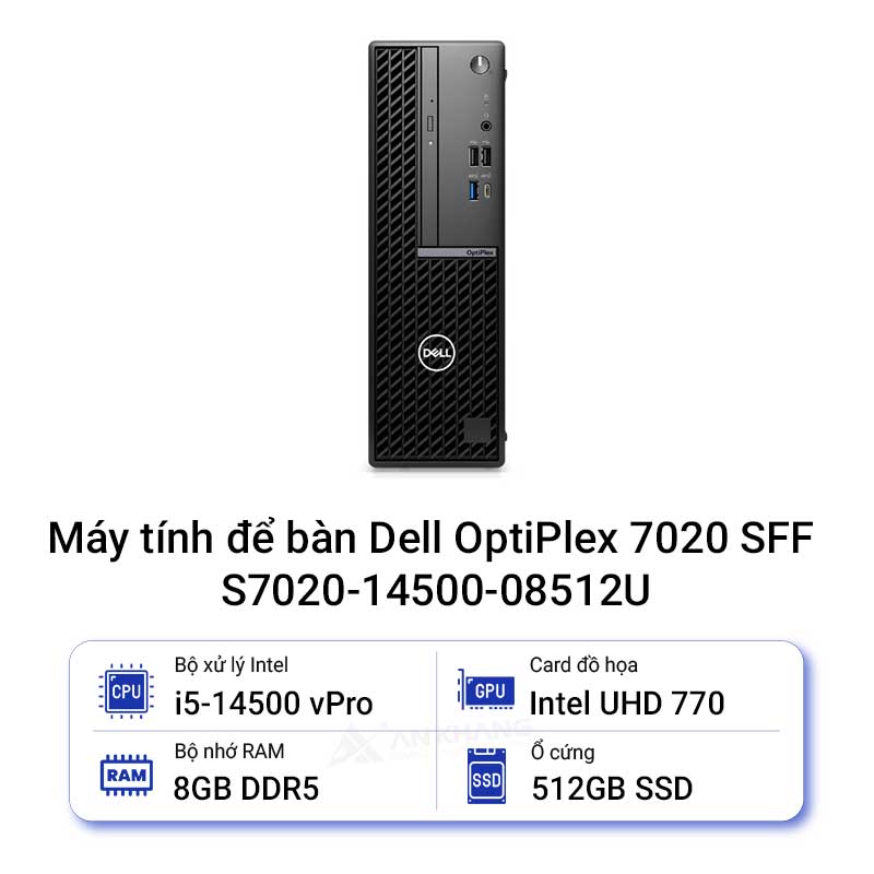 Máy tính để bàn Dell OptiPlex 7020 SFF S7020-14500-08512U