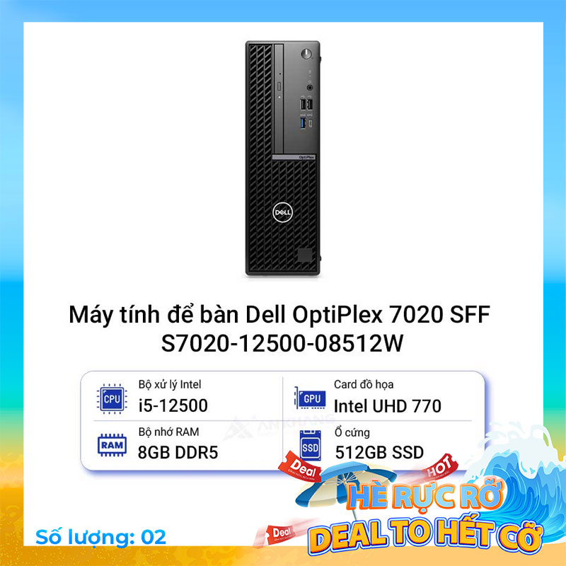 Máy tính để bàn Dell OptiPlex 7020 SFF S7020-12500-08512W