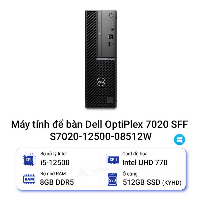 Máy tính để bàn Dell OptiPlex 7020 SFF S7020-12500-08512W