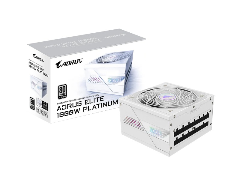 Nguồn máy tính Gigabyte Aorus Elite GP-AE1000PM PG5 ICE 1000W (80 Plus Platinum/ATX 3.0/PCIe 5.0)