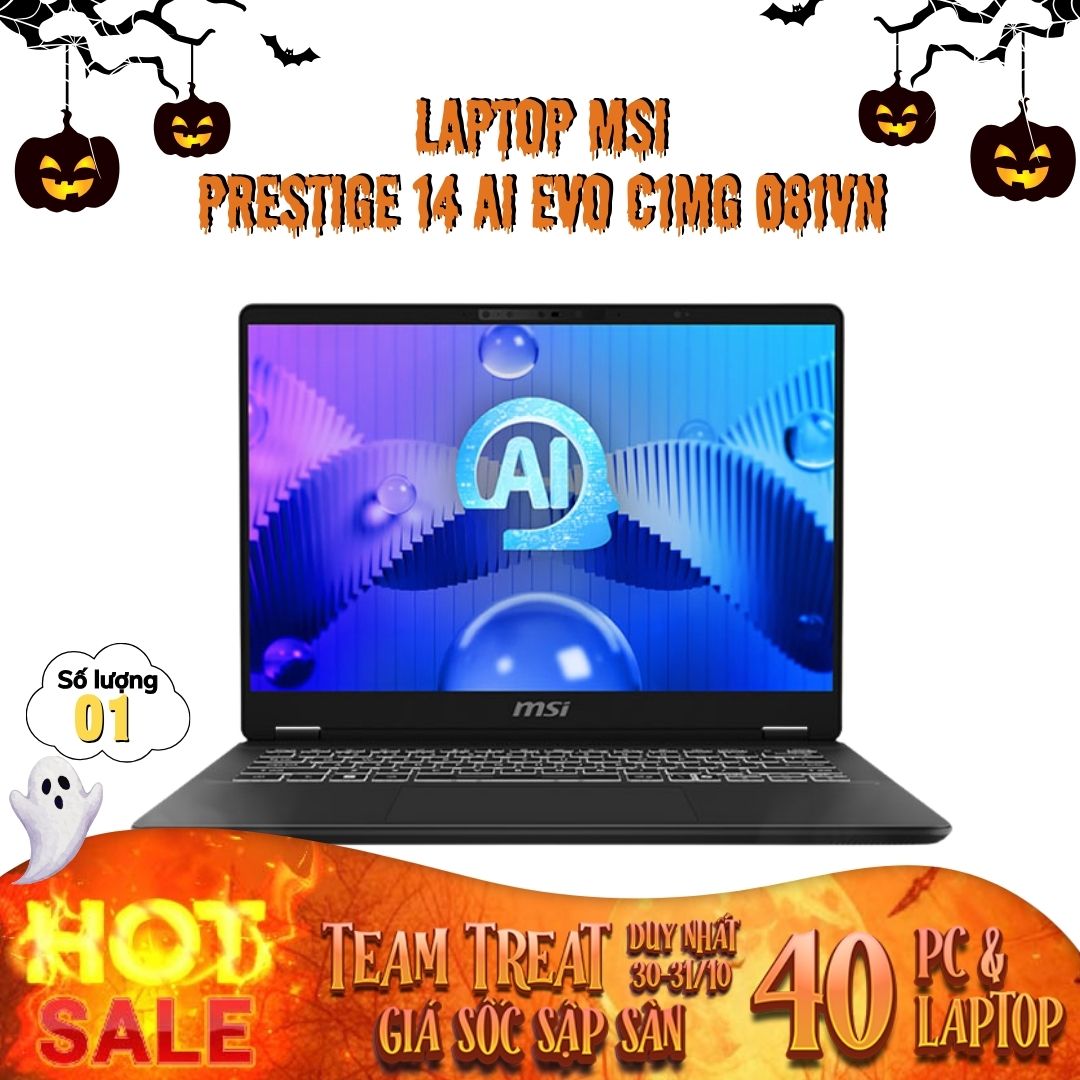 Laptop MSI Prestige 14 AI Evo C1MG 081VN