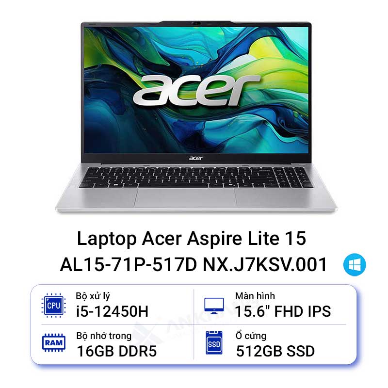 Laptop Acer Aspire Lite 15 AL15-71P-517D NX.J7KSV.001
