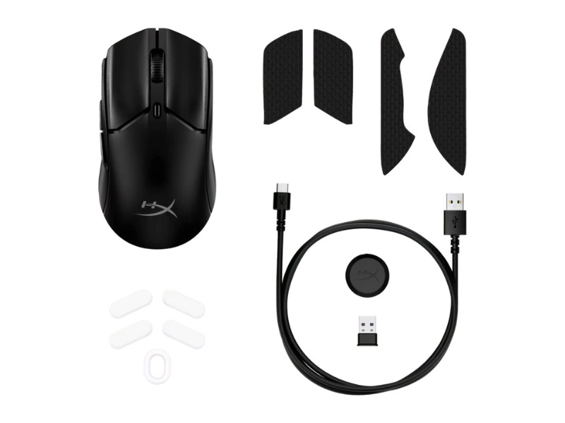 Chuột gaming không dây HyperX Pulsefire Haste 2 Mini màu đen 7D388AA