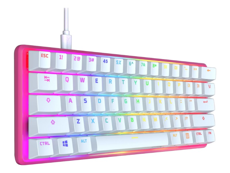 Bàn phím cơ gaming HyperX Alloy Origins 60 màu hồng 572Y6AA#ABA